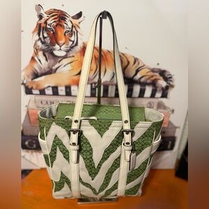 Coach Y2K Limited Edition Zebra Gallery Tote